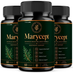 Marycept Nootropic Natural Brain Health Support Supplement Mary Cept 180 Capsule