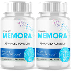 (2 Pack) Memora Advanced Nootropic Natural Brain Support Supplement 120 Capsules