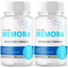 Image of (2 Pack) Memora Advanced Nootropic Natural Brain Support Supplement 120 Capsules