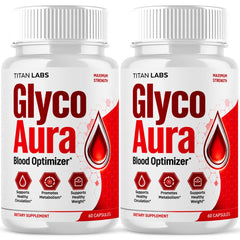 (2 Pack) Glyco Aura Pills Advanced Blood Health Support Supplement GlycoAura 120 Capsules