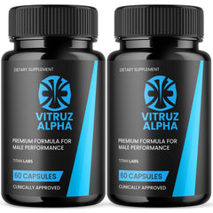 (2 Pack) Vitruz Alpha Advanced Male Health Support Formula VitruzAlpha 120 Capsules