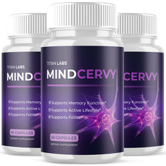(3 Pack) MindCervy Nootropic Brain Health Support Formula Mind Cervy 180 Capsule
