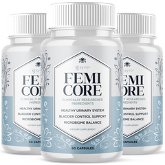 (3 Pack) Femicore for Women Advanced Wellness Max Support Femi Core 180 Capsules