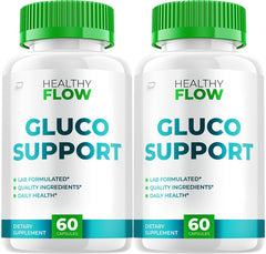 (2 Pack) Healthy Flow Capsules – HealthyFlow, All Natural Glycogen Support