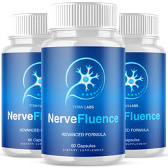 (3 Pack) NerveFluence Nootropic Nerve Support Supplement Nerve Fluence 180 Capsules