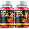 Image of (2 Pack) Honey Peak Gelatin ACV Gummys 1000MG HoneyPeak Supplement 120 Gummies