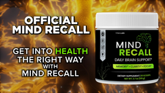 Mind Recall Powder Advanced Natural Brain Support Formula MindRecall 30 Servings
