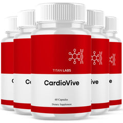 (5 Pack) CardioVive Pills Advanced Blood Health Support Formula Cardio Vive 300 Capsules
