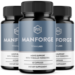 (3 Pack) Manforge Advanced Male Health Support Supplement Man Forge 180 Capsules