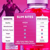 Image of (2 Pack) Slim Bites ACV Gummys 1000MG Advanced SlimBites Supplement 120 Gummies