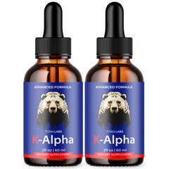 (2 Pack) K-Alpha Male Health Support Drops Advanced K Alpha Vitamin 60 Servings
