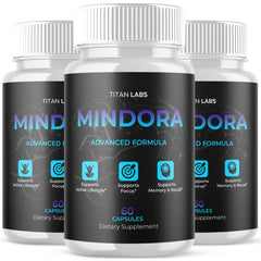 (3 Pack) Mindora Nootropic Brain Health Support Supplement Mind Ora 180 Capsules