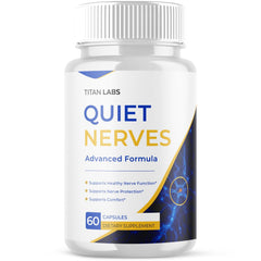 (1 Pack) Quiet Nerves Nootropic Nerve Support Supplement QuietNerves 60 Capsules