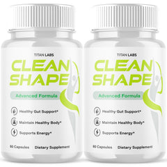(2 Pack) Clean Shape Advanced Energy & Fitness Support CleanShape 120 Capsules