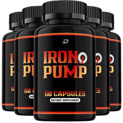 (5 Pack) Iron Pump Supplement 300 Capsules