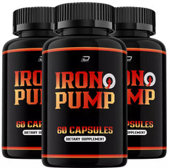 (3 Pack) Iron Pump Supplement 180 Capsules