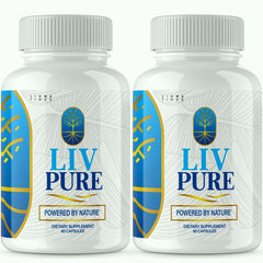 (2 Pack) Liv Pure - LivPure Dietary Supplement Pills Advanced Formula - Supports Healthy Liver Function - 120 Capsules - LEIXSTAR