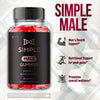 Image of (3 Pack) Simple Male Gummys Advanced Formula Max Support Supplement 180 Gummies