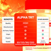 Image of (2 Pack) Alpha TRT Pill for Men Advanced Formula Vitamin Supplement 120 Capsules