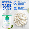 Image of (2 Pack) Sciatic Pro Plus Advanced Nerve Health Support Supplement 120 Capsules
