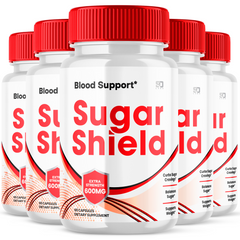 Sugar Shield Blood Support, Sugar Shield Blood Flow 300 Capsules (5 Pack)