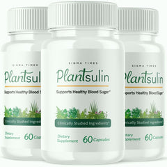 (3 Pack) Plantsulin Supplement Pills 180 Capsules