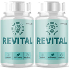 (2 Pack) Revital Advanced Energy & Fitness Formula Supplement Revi Tal 120 Caps