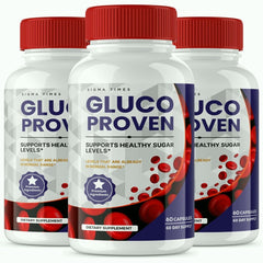 (3 Pack) Gluco Proven 180 Capsules - Gluco Proven Advanced Formula Supplement