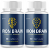 Image of Iron Brain Nootropic All Natural Formula Brain Supplement (2 Pack - 120 Capsules)