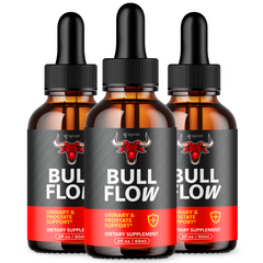 Bull Flow Drops Prostate Support Advanced Vitamin Supplement (3 Pack-90 Serving)