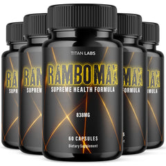 (5 Pack) Rambo Max Advanced Male Health Support Supplement RamboMax 300 Capsules