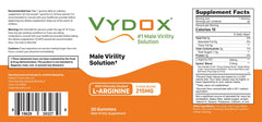 Vydox Men's Daily Virility Solution Gummies (2 Pack - 60 Count)