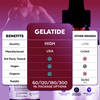 Image of (5 Pack) Gelatide Drops Advanced Health & Fitness Supplement Gela Tide 150 Servs