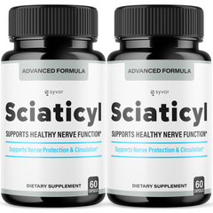 Sciaticyl Nootropic All Natural Super Nerve Supplement Pills (2 Pack - 120 Capsules)