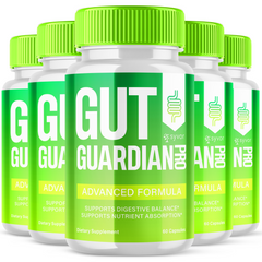 Gut Guardian Pro Probiotic For Gut Health, Support Digestion 300 Capsules (5 Pack)