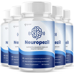 (5 Pack) Neuropezil Nootropic Formula Brain Supplement Neuro Pezil 300 Capsules