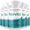 Image of (5 Pack) Nervital Nootropic Natural Nerve Support Vitamin Formula 300 Capsules