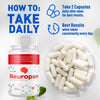 Image of (5 Pack) Neuropan Nootropic Natural Super Nerve Supplement Neuro Pan 300 Capsule
