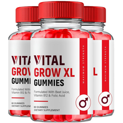 (3 Pack) Vital Grow XL - 180 Gummies