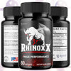 Image of (1 Pack) Rhinox X Advanced Male Support Pills RhinoxX Supplement 60 Capsules
