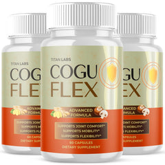 (3 Pack) Cogu Flex Joints Support Advanced Vitamin Formula CoguFlex 180 Capsules