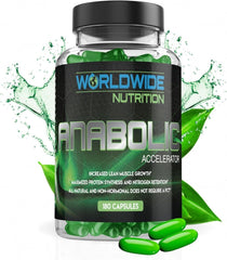 Worldwide Nutrition Anabolic Accelerator Vitamin Supplement -180 Capsules - ARMOLEY