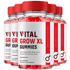 (5 Pack) Vital Grow XL - 300 Gummies