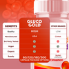 Image of Gluco Gold Blood Balance Glycogen Supplement Pills (5 Pack - 300 Capsules)
