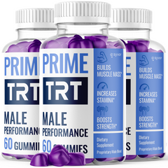 (3 Pack) Prime TRT Male Gummys Advanced Formula PrimeTRT Max Vitamin 180 Gummies