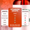 Image of (5 Pack) Vitabion Blood Support Drops Vita Bion Vitamin Supplement 150 Servings