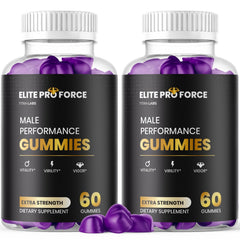 (2 Pack) Elite Pro Force Gummy Male Support Supplement EliteProForce 120 Gummies