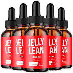(5 Pack) Jelly Lean Drops Natural Health & Fitness Formula JellyLean 150 Serving