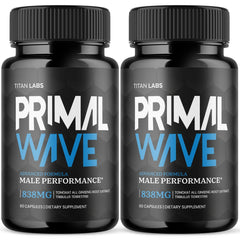 (2 Pack) Primal Wave Advanced Male Support Supplement PrimalWave 120 Capsules