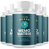 Image of (5 Pack) Memo Matrix Nootropic Natural Brain Supplement MemoMatrix 300 Capsules
